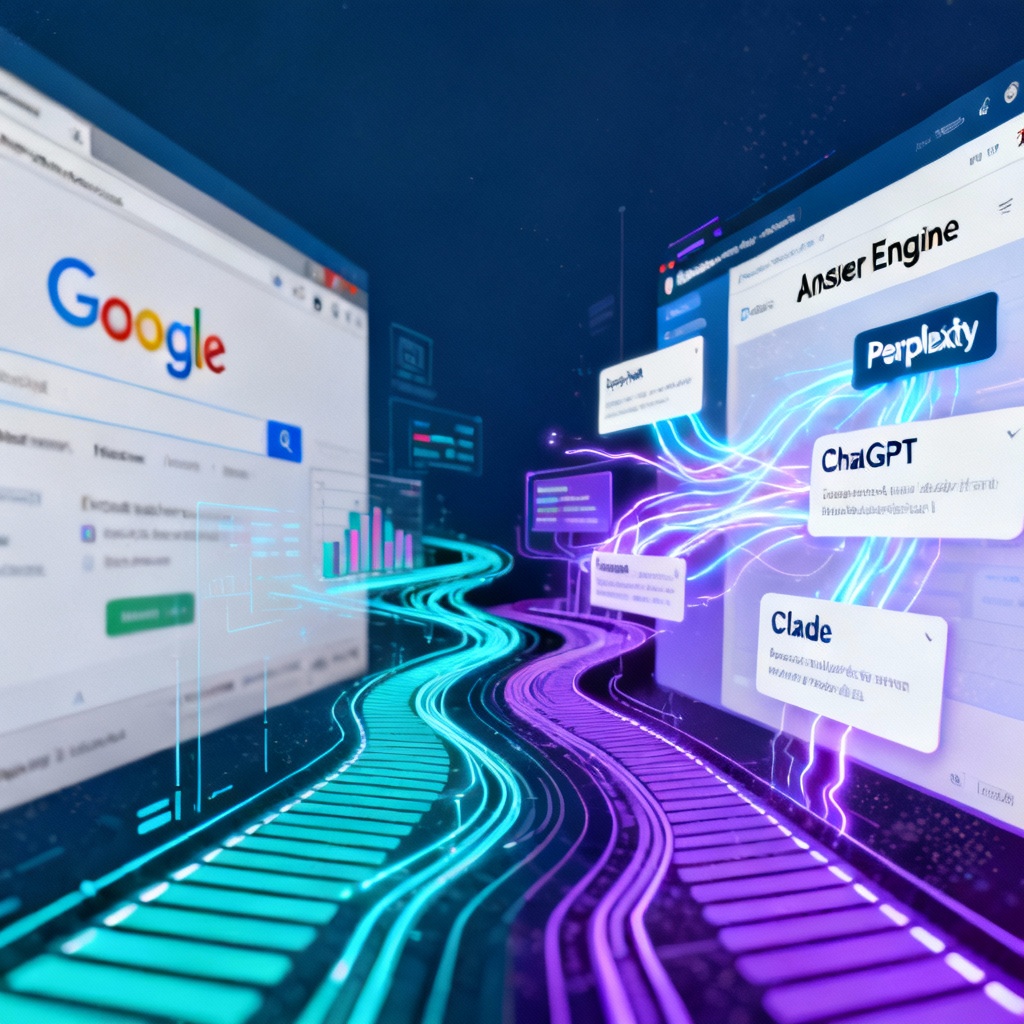 answer engines showing a route to digital seo