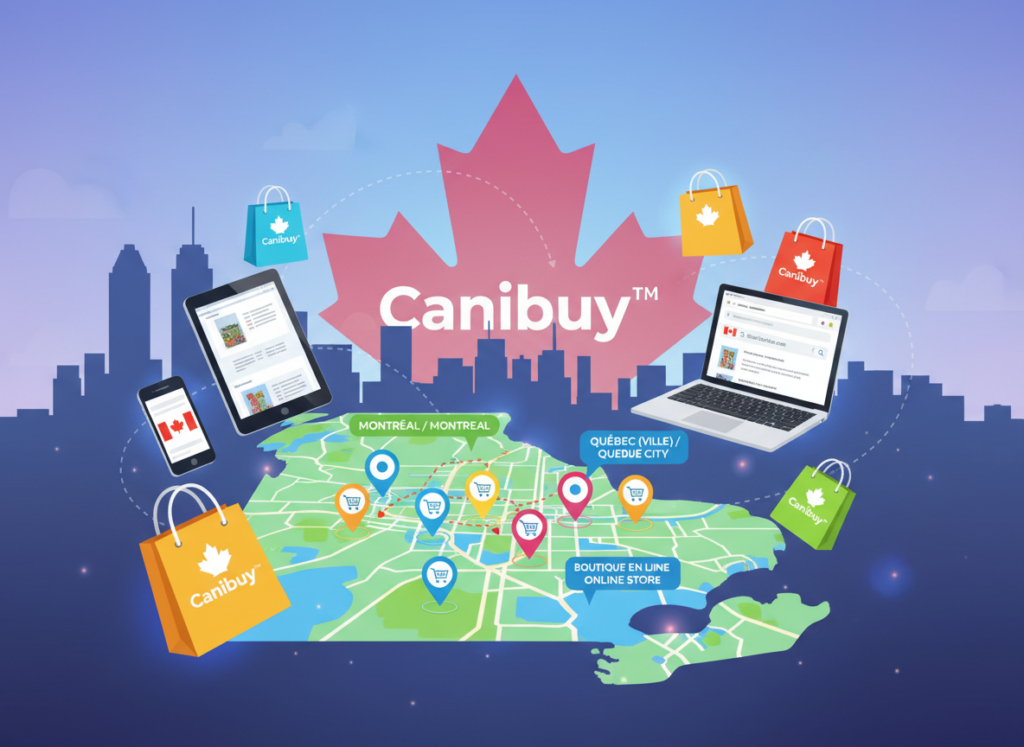 Quebec e-commerce local SEO concept