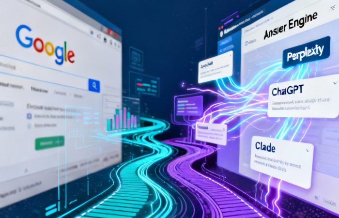 answer engines showing a route to digital seo